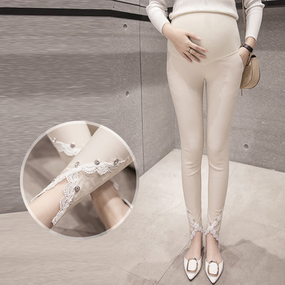 Καθημερινό κολάν για έγκυες γυναίκες με διακόσμηση σε διάφορα χρώματα