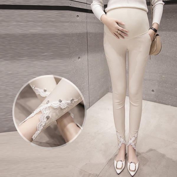 Καθημερινό κολάν  για έγκυες γυναίκες με διακόσμηση σε διάφορα χρώματα