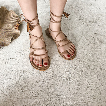 Дамски сандали подходящи за ежедневието в два цвята 