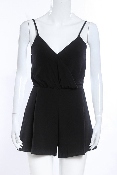 Γυναικεία ολόσωμη φόρμα  με υψηλή μέση και ντεκολτέ