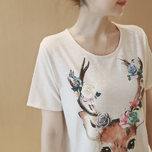 Rochie casual pentru gravide cu imprimeu si dantela in alb