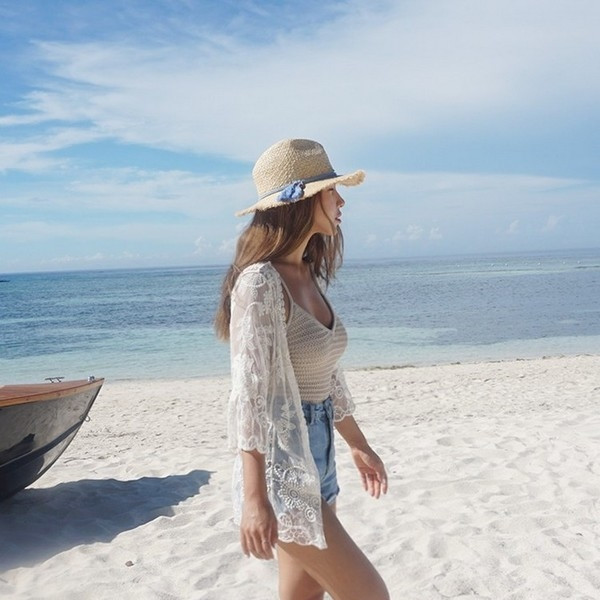 Pareo blând de damă din dantelă