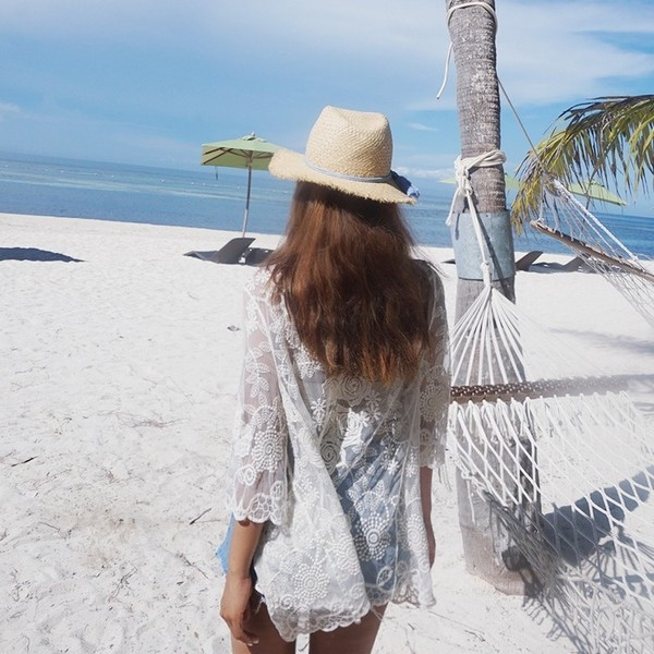 Pareo blând de damă din dantelă