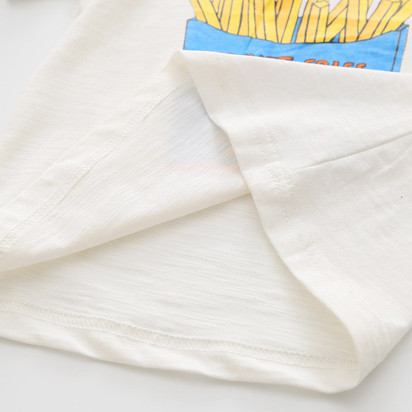 Βαμβάκι T-shirt για αγόρια και κορίτσια σε μαύρο και άσπρο με εκτύπωση