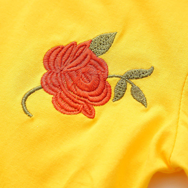 Tricou pentru copii in doua culori cu broderie