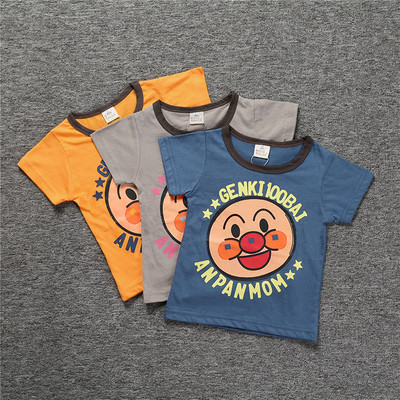 Детска ежедневна тениска за момчета в три цвята с щампа
