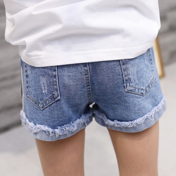 Модерни детски къси панталони с кант и ластик