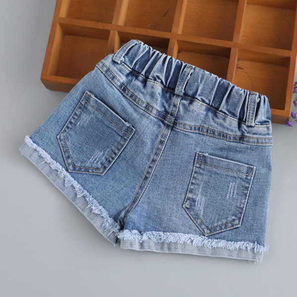 Pantaloni scurți moderni pentru copii cu margini și elastic