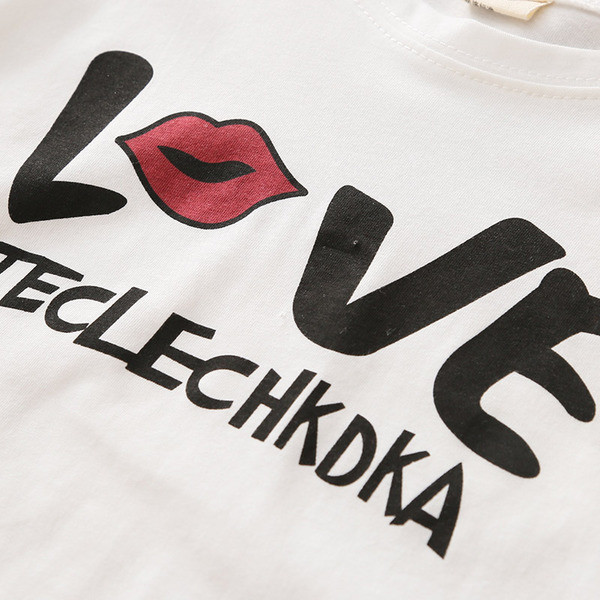 Παιδικό σετ μπλούζας  με κορδέλα και φούστα 