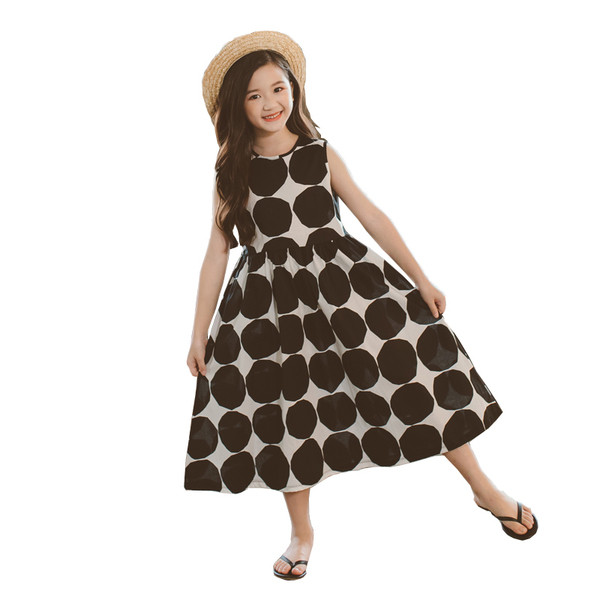 Model modern de croi rochie lunga pentru copii