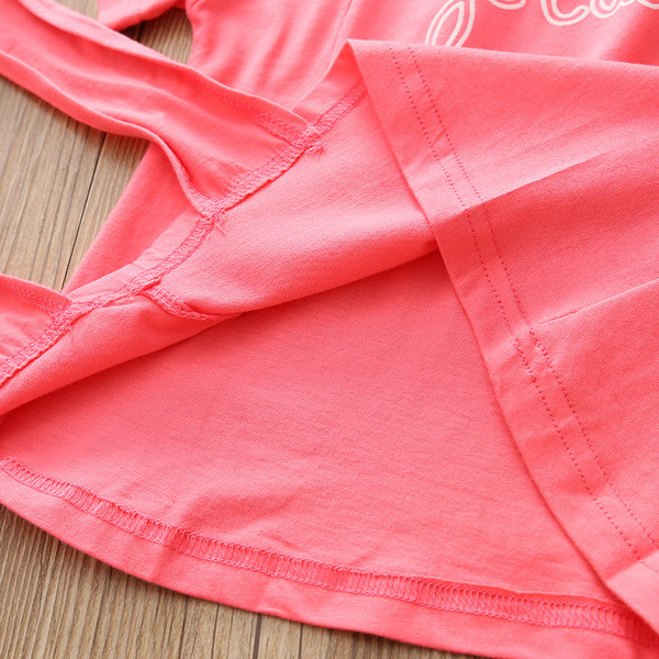 Tricou pentru copii in doua culori cu inscriptie si panglica