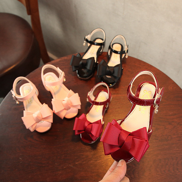 Sandale moderne pentru copii cu panglica in trei culori