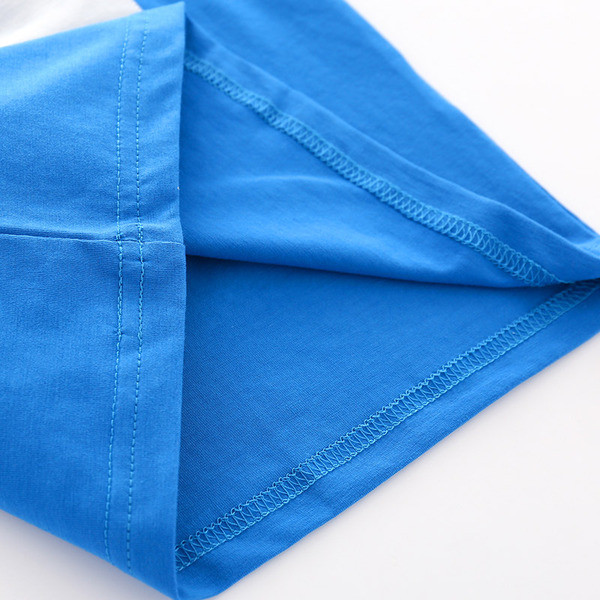 Set copii pentru baieti - tricou cu imprimeu si pantaloni scurti