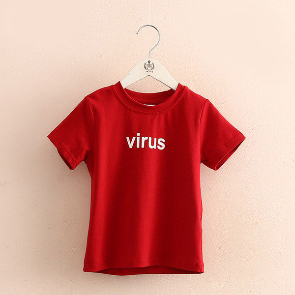 Tricou modern pentru copii cu inscripție și motive rupte