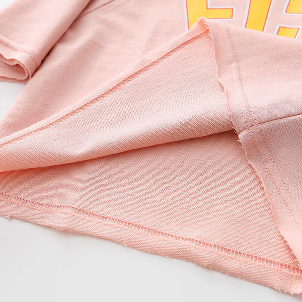 Set copii potrivit pentru baieti si fete in doua culori cu inscriptie si imprimeu