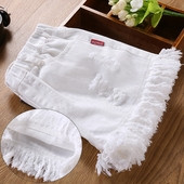 Pantaloni scurți pentru copii cu motive rupte și elastic în mai multe culori