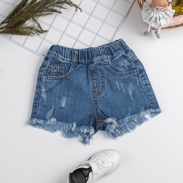 Παιδικά τζιν  με  σχισμένα μοτίβα σε 2 χρώματα