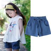 Παιδικά σορτς  με λατίκο και τσέπες σε διάφορα χρώματα