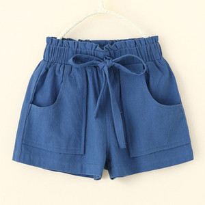 Παιδικά σορτς  με λατίκο και τσέπες σε διάφορα χρώματα