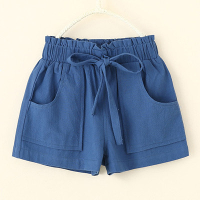 Παιδικά σορτς  με λατίκο και τσέπες σε διάφορα χρώματα