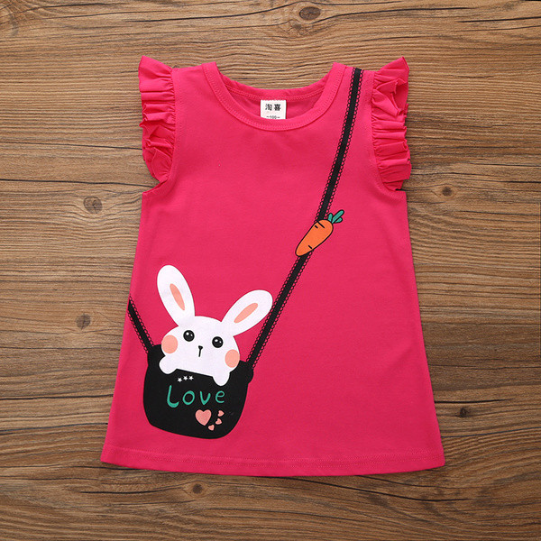 Maieu modern pentru copii pentru o fată cu o aplicație în trei culori