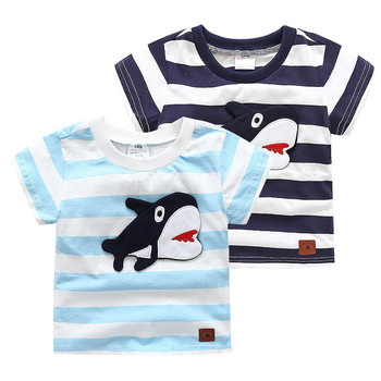 Παιδικό μπλουζάκι για αγόρια σε δύο χρώματα με εκτύπωση