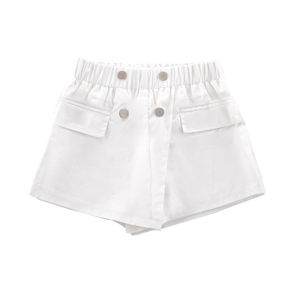 Fusta-pantalon cu nasturi pentru fete