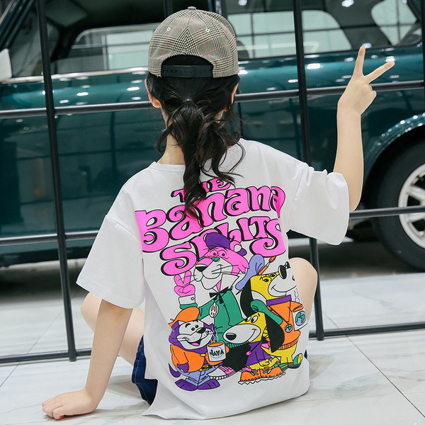 Μοντέρνα παιδική μπλούζα σε άσπρο και μαύρο χρώμα