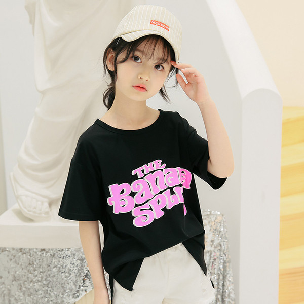 Μοντέρνα παιδική μπλούζα σε άσπρο και μαύρο χρώμα