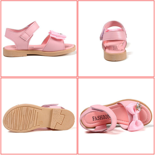 Sandale copii pentru fete in mai multe culori cu panglica