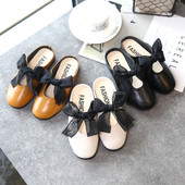 Papuci copii pentru fete din piele ecologica in trei culori