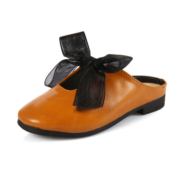 Papuci copii pentru fete din piele ecologica in trei culori