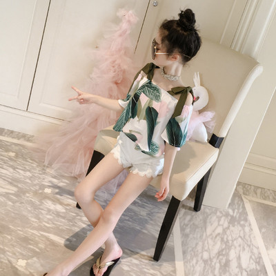 Παιδική μπλούζα για  κορίτσια σε λευκό χρώμα με κορδόνια