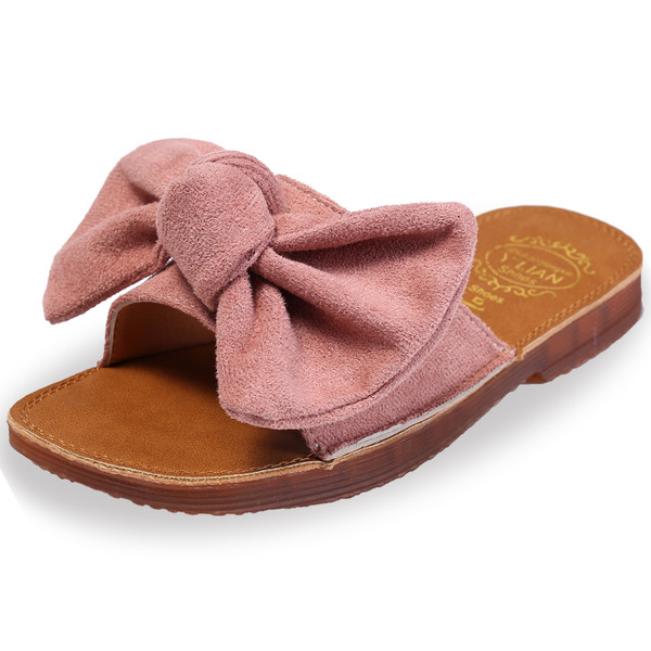 Παιδικές παντόφλες για κορίτσια με κορδέλα σε διάφορα χρώματα