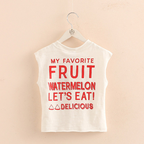 Παιδικό T-shirt σε δύο χρώματα με εκτύπωση και επιγραφή