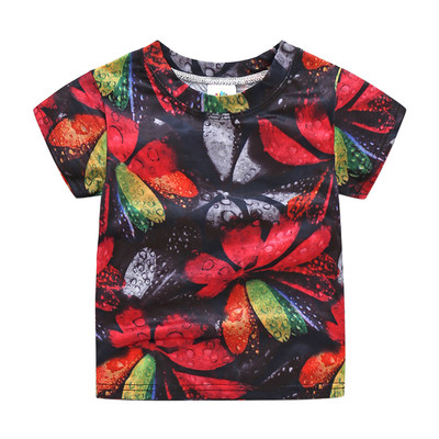 Детска цветна тениска подходяща за момичета и момчета