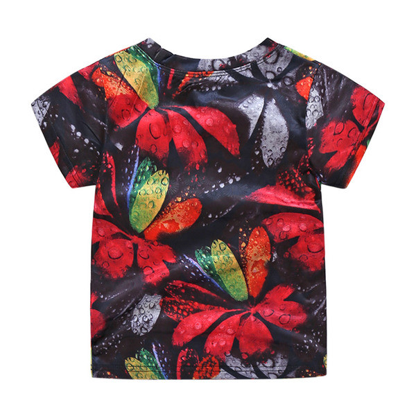 Tricou colorat pentru copii potrivit pentru fete și băieți