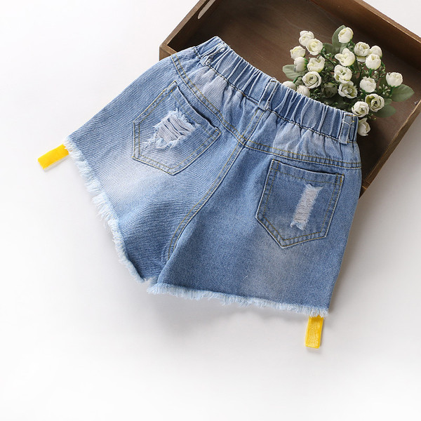 Παιδικά παντελόνια τζιν με δαντέλα και δαντέλες για κορίτσια