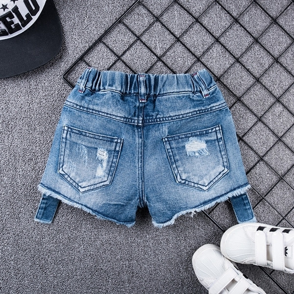 Άνετα  τζιν παιδικά με δαντέλα και κεντήματα για κορίτσια