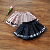 Pantaloni scurti copii din stofa cu elastic - model lat