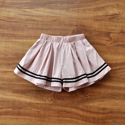 Pantaloni scurti copii din stofa cu elastic - model lat