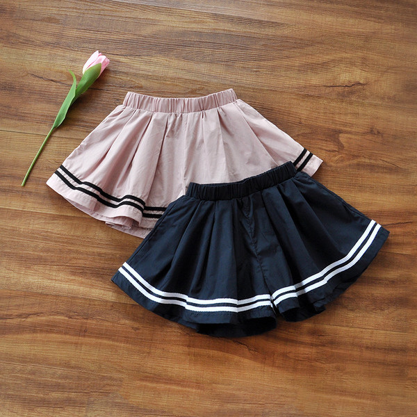 Pantaloni scurti copii din stofa cu elastic - model lat