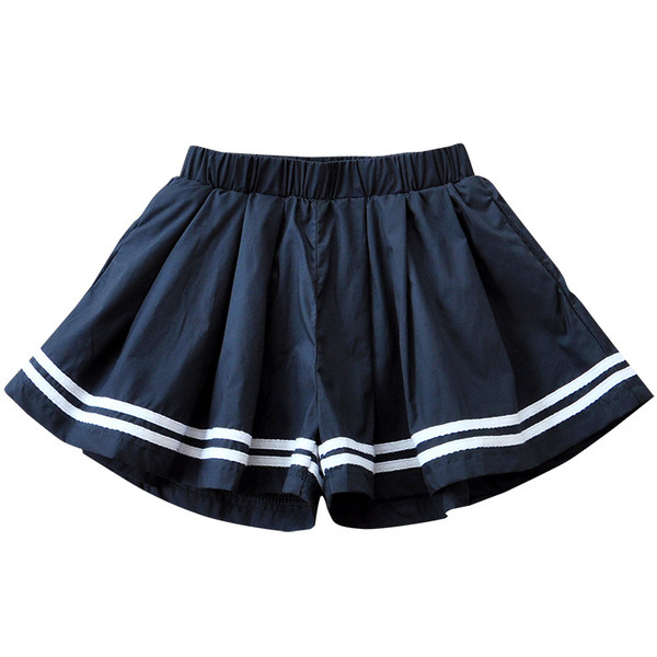 Pantaloni scurti copii din stofa cu elastic - model lat