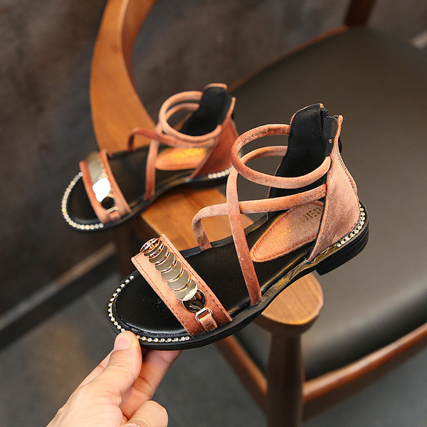 Sandale moderne pentru copii pentru fete in trei culori