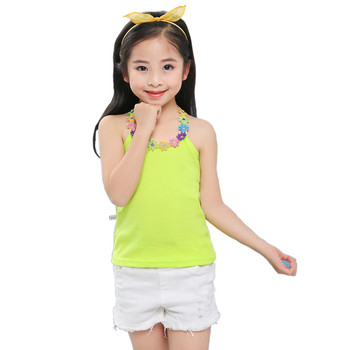 Παιδικό μπλουζάκι για  κορίτσια με floral διακόσμηση σε διάφορα χρώματα