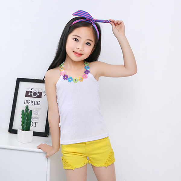 Maiou copii pentru fetita cu decor floral in mai multe culori