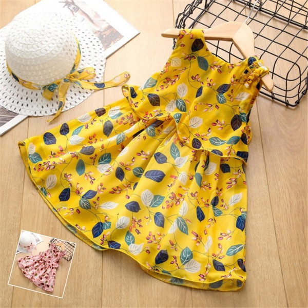 Model rochie de vara pentru copii croiat in mai multe culori