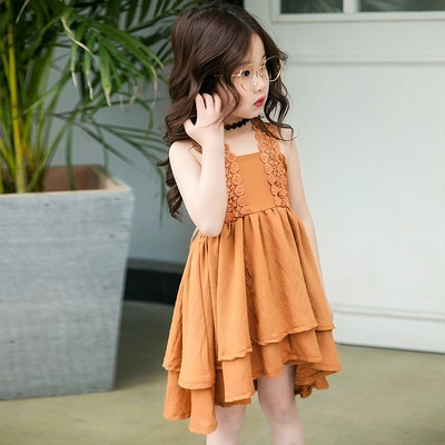 HIT Rochie asimetrica pentru copii croiala in mai multe culori