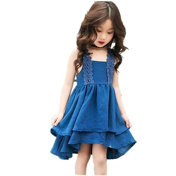 HIT Rochie asimetrica pentru copii croiala in mai multe culori