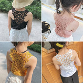 Maieu pentru copii pentru o fata cu dantela in mai multe culori